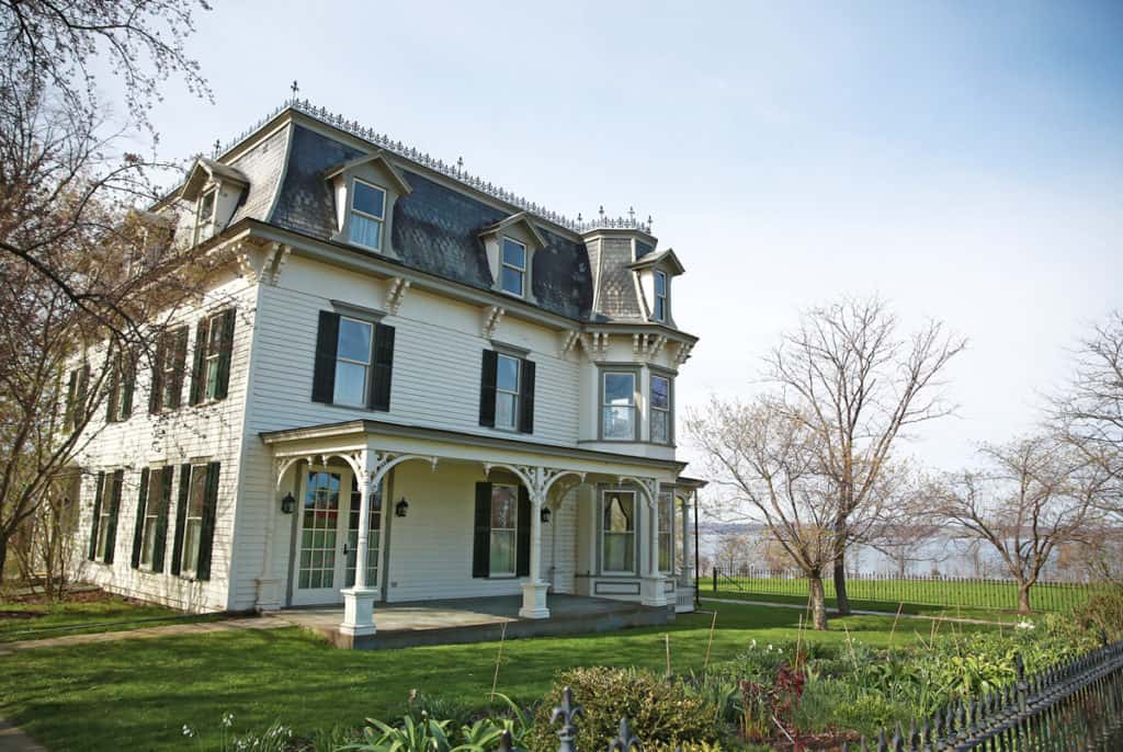 The historic MacKenzie-Childs house in Aurora.